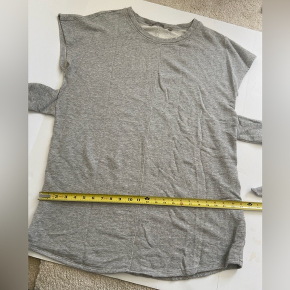 ATHLETA Grey Jersey Mini Dress XL - Picture 7 of 11